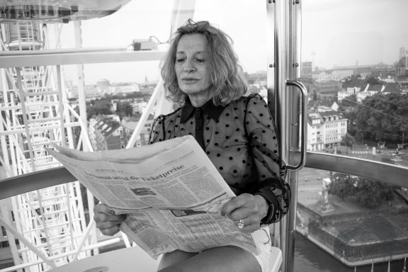 Ich shoote auch weit oben.